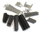 Champagne Anodized 5-1/2 in. Flat-Casing Installation Kits