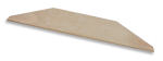 Birch, 17-3/4 in. Wide Flankers, 40 in. Wide Center, 45 Bay Window Head and Seat Boards