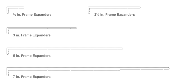 Frame Expanders Parts and Accessories