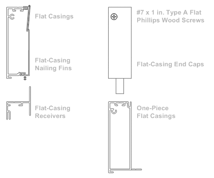 Flat Casing Parts and Accessories
