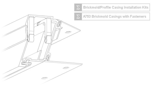 A753 Brickmold Casing Assembly Parts and Accessories