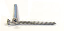 Stainless Steel #8 x 2-1/2 in. Type A Flat Phillips Sheet-Metal Screws