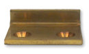 Polished Brass Outswing Surface-Bolt Strike Plates