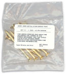 Polished Brass Hinge-Jamb Installation Screw Packs