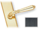 Oil-rubbed Bronze Bellagio-style Active Door Handle Sets with Square Escutcheon