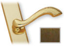 Antique Brass Right-Hand Normandy-style Door Handles