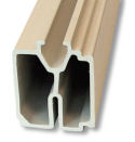 Beige 147 in. Stationary Panel Support Blocks