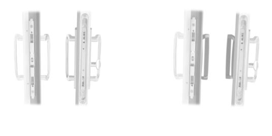 Biparting Sliding-Door Handle Sets Parts and Accessories